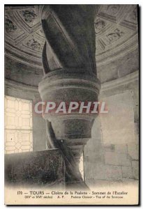 Postcard Old Tours Cloister of Psalette Stairway Summit