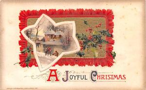 1911 John Winsch Christmas  light postal marking on front