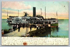 Roton Point Boat Landing  Norwalk  Connecticut   Postcard