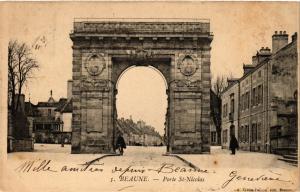 CPA BEAUNE - Porte St-NICOLAS (354098)