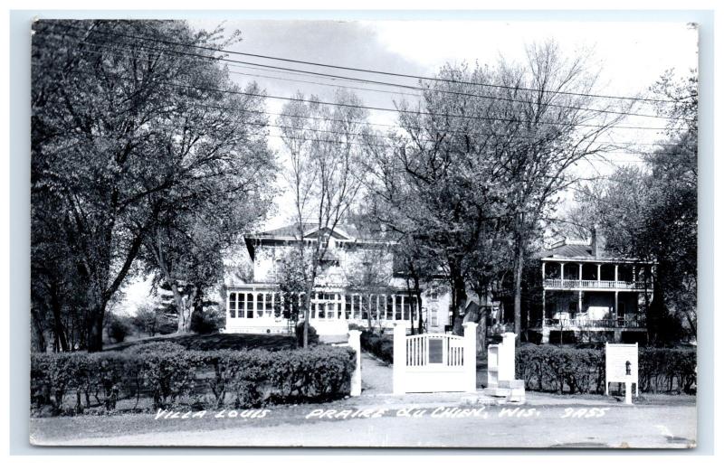 Postcard Villa Louis, Praire du Chien, Wisconsin WI RPPC H16