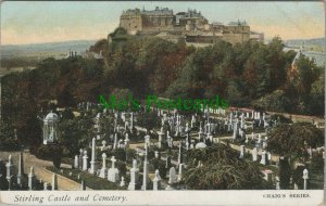 Scotland Postcard - Stirling Castle and Cemetery  RS27546