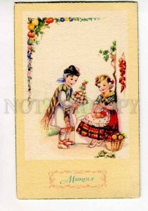 414845 Murcia SPAIN Kids in National Dress Vintage PC