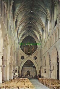 Somerset Postcard - Wells Cathedral, The Nave  RR17437