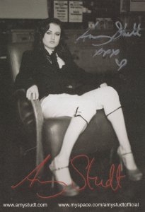 Amy Studt Pop Singer of The Beatles Father Hand Signed Photo