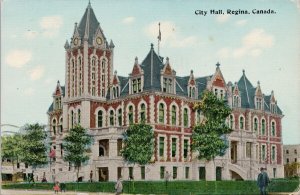 City Hall Regina SK Saskatchewan c1912 Kirkella & Strassburg RPO Postcard H53