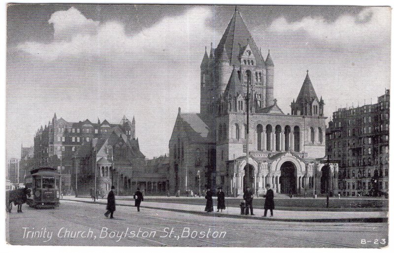 Boston, Trinity Church, Boylston St.