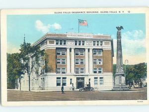 W-Border INSURANCE BUILDING Glens Falls - Lake George New York NY G2216