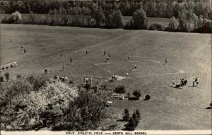 Readfield ME Kents Hill School Girls Athletic Field Vintage Real Photo PC