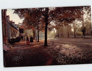 Postcard Duke of Gloucester Street Williamsburg Virginia USA