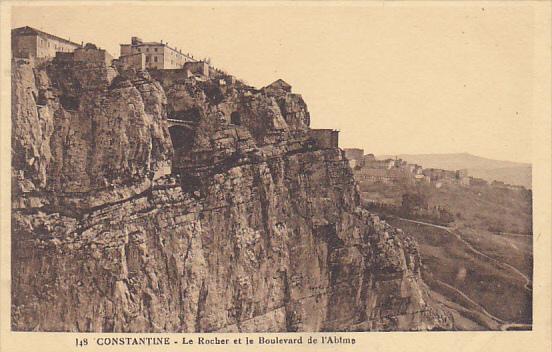 Algeria Constantine Le Roucher et le Boulevard de l'Abime