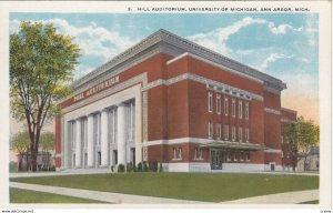 ANN ARBOR , Michigan , 1910s ; Auditorium , U of Michigan