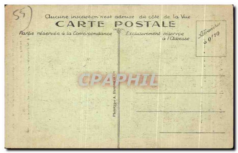 Old Postcard Douaumont Ossuary Lighthouse Army