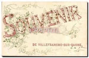 Old Postcard Souvenir of Villefranche