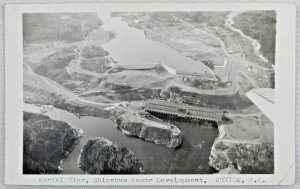 Aerial View, Shipshaw Power Development - Arvida, P.Q. - Vintage Postcard