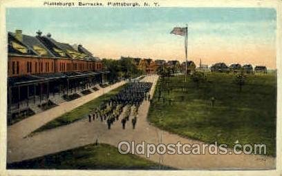 Plattsburgh barracks, NY, New York, USA Military Unused very light corner wea...