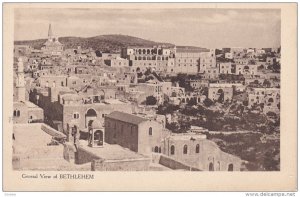 BETHLEHEM, Jordan, 1900-1910´s; General View Of Bethlehem