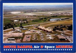 Box Elder, SD South Dakota AIR & SPACE MUSEUM Aerial View~Airplanes 4X6 Postcard