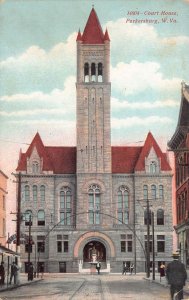 COURT HOUSE PARKERSBURG WEST VIRGINIA POSTCARD (c. 1910)