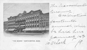 The Draper Hotel Northampton Massachusetts 1910c postcard