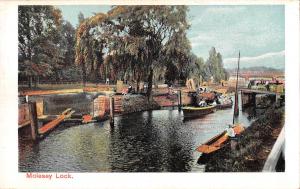 uk3712 molesey lock surrey ship real photo uk