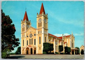 Philippines The Baguio Cathedral 1966 Continental Size Postcard