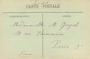 French Congo aspect of a rustic bridge over a river 1913 TCV stamp