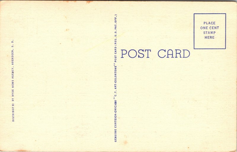 Postcard SD Air View of Aberdeen