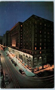 MONTREAL, Quebec  Canada    SHERATON - MT. ROYAL HOTEL  Night c1960s Postcard