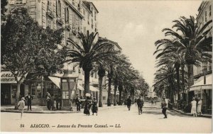 CPA Ajaccio Avenue du Premier Consul CORSICA (1077668)