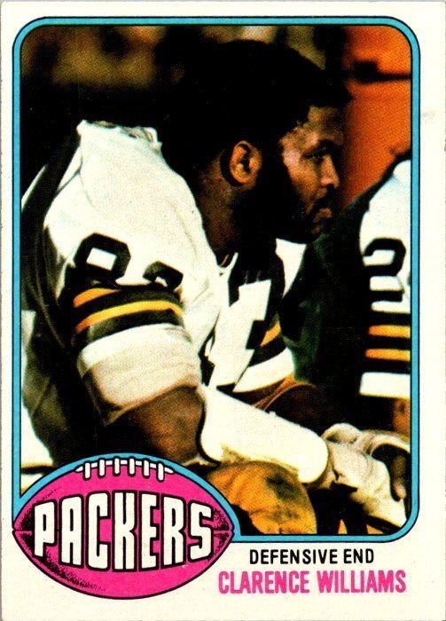 1976 Topps Football Card Clarence Williams Green Bay Packers sk4355