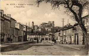 CPA AUCH - Avenue de Toulouse et Patte-d'Oie (108093)