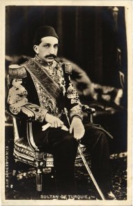 PC CPA TURKEY ROYALTY SULTAN DE TURQUIE, VINTAGE PHOTO POSTCARD (b4978)