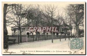 Old Postcard Champ de Maisons Laffitte racing grandstand north frontage