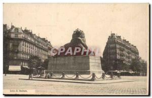 Paris (14) The Lion of Belfort-Work of Bartholdi Place Denfert-Rochereau, The...