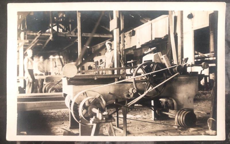 Mint USA RPPC Real Picture Postcard Early Factory Workers