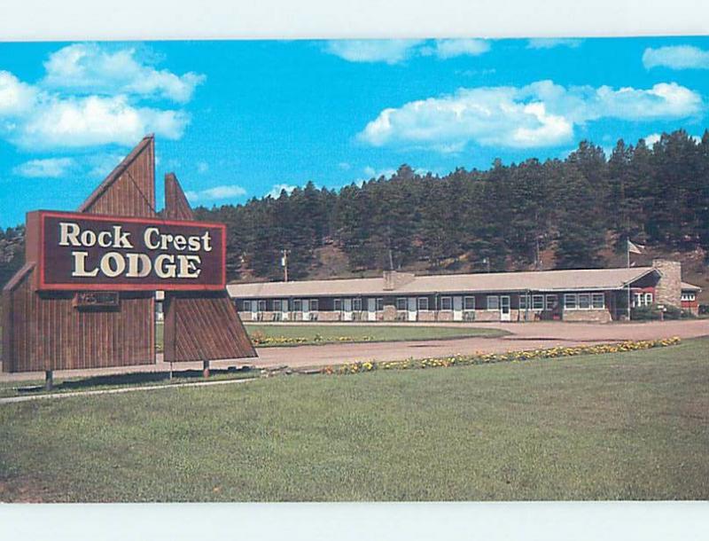 Pre-1980 LODGE SCENE Custer In Black Hills - Near Rapid City SD c5427