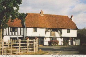 The Bell Pub Inn Waltham St Lawrence Berkshire Postcard