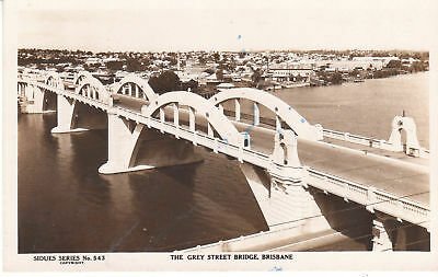 G4287 Australia, Brisbane Grey Street Bridge Photo Postcard