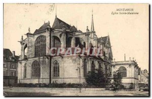 Old Postcard Montargis Eglise Sainte Madeleine