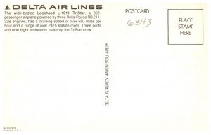 Lockead L-1011 Tristar , Delta Air Lines