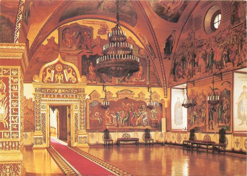 Russia Moscow Kremlin The Terem Palace Ceremonial Hall