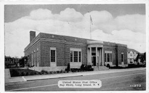 Bay Shore Long Island New York~US Post Office~Columns @ Entryway~1950s B&W Pc