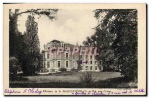 Old Postcard Chateau de la Martiniere by Orsay