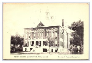 Postcard Neosho County Court House Erie Kansas