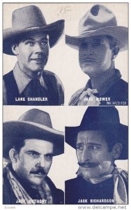 American Actors, Lane Chandler, JAck Mower, JAck Anthony & Jack Richardson, B...