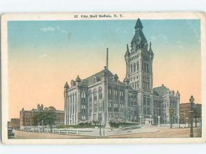 W-Border CITY HALL SCENE Buffalo New York NY W5832