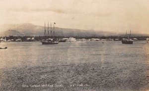 Api Samoa Harbor Scenic View Real Photo Vintage Postcard AA74506