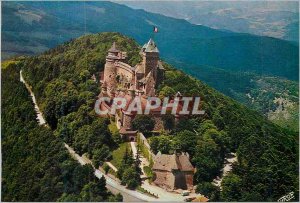 Modern Postcard Chateau Haut Koenigsbourg (Bas Rhin) Elevation 757 m