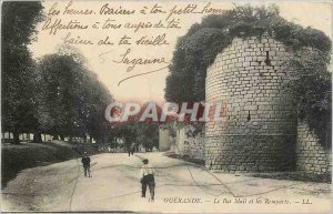 Old Postcard Guerande The Netherlands Mail and the Remparts